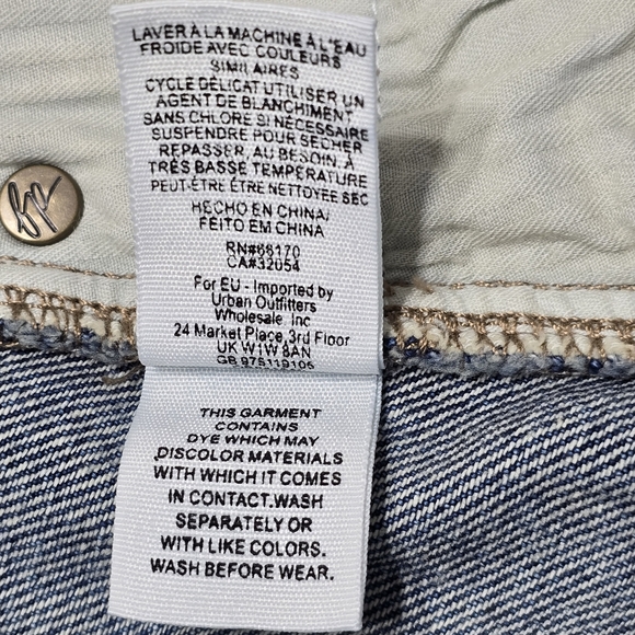 We the Free Zip-Up Denim Mini Skirt Women's Size 25/Size 0-2 - Picture 7 of 9